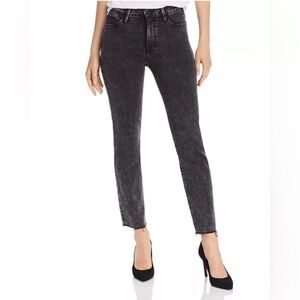 FRAME Le High Straight Raw Edge Rockstar Jeans size 26